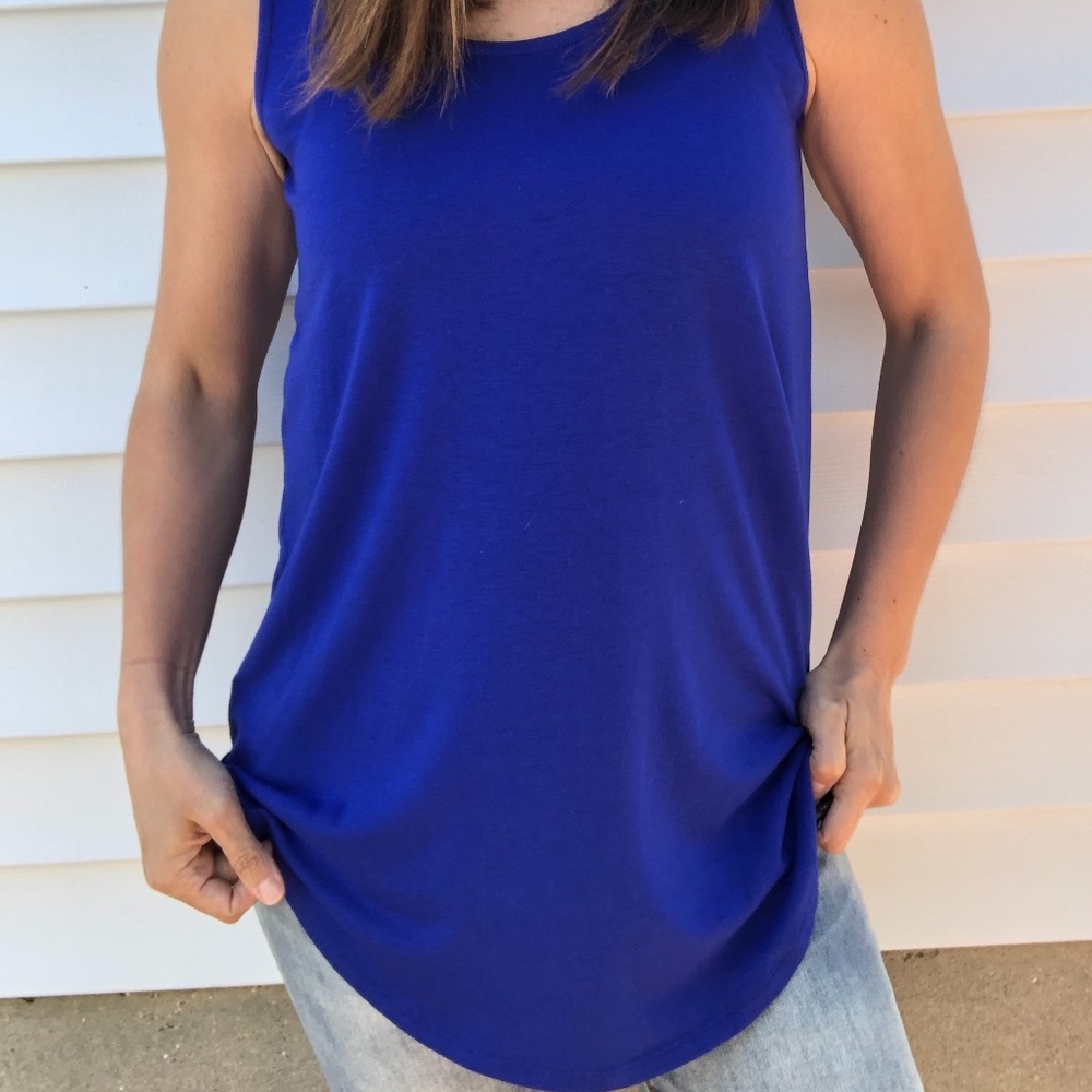 Basic Tank (Denim Blue)